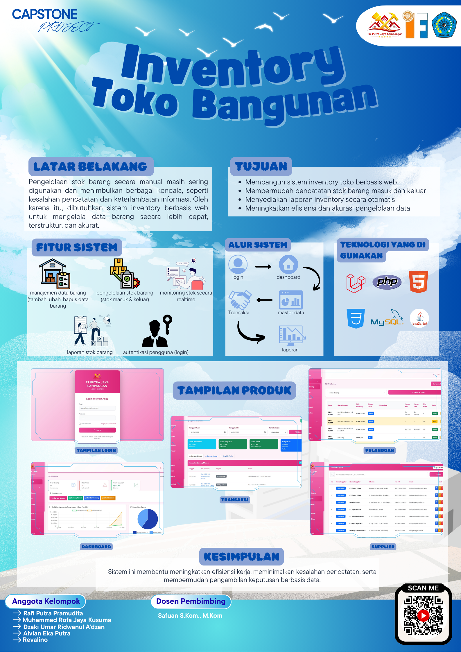 Inventory gudang Bangunan